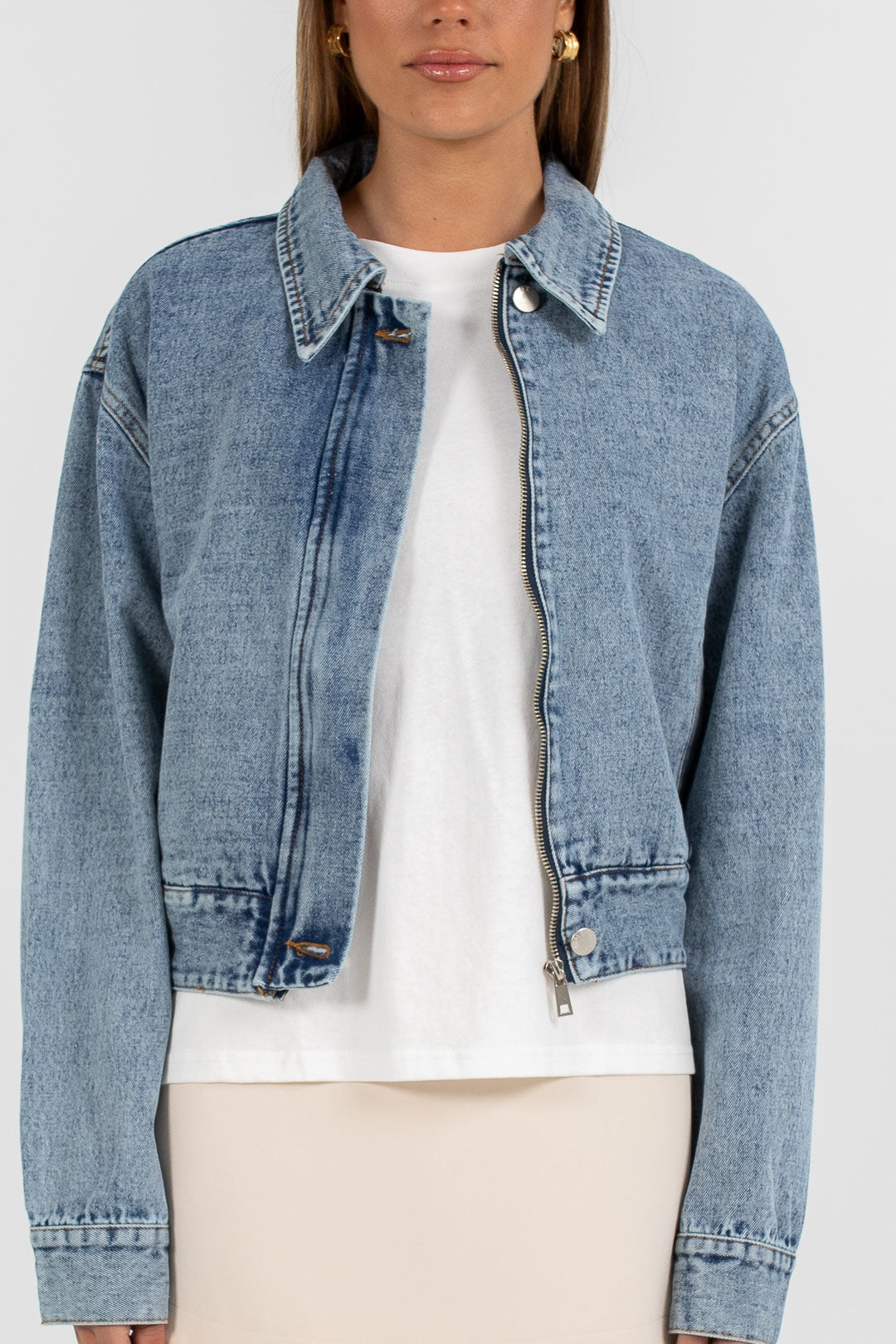 Vue Denim Jacket Dark Mineral Wash