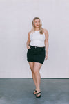 DISPATCH 07.05.25 - Erin Mini Denim Skirt - Washed Black