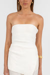 Darcie Strapless Top - Cream