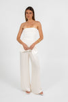 Darcie Strapless Top - Cream