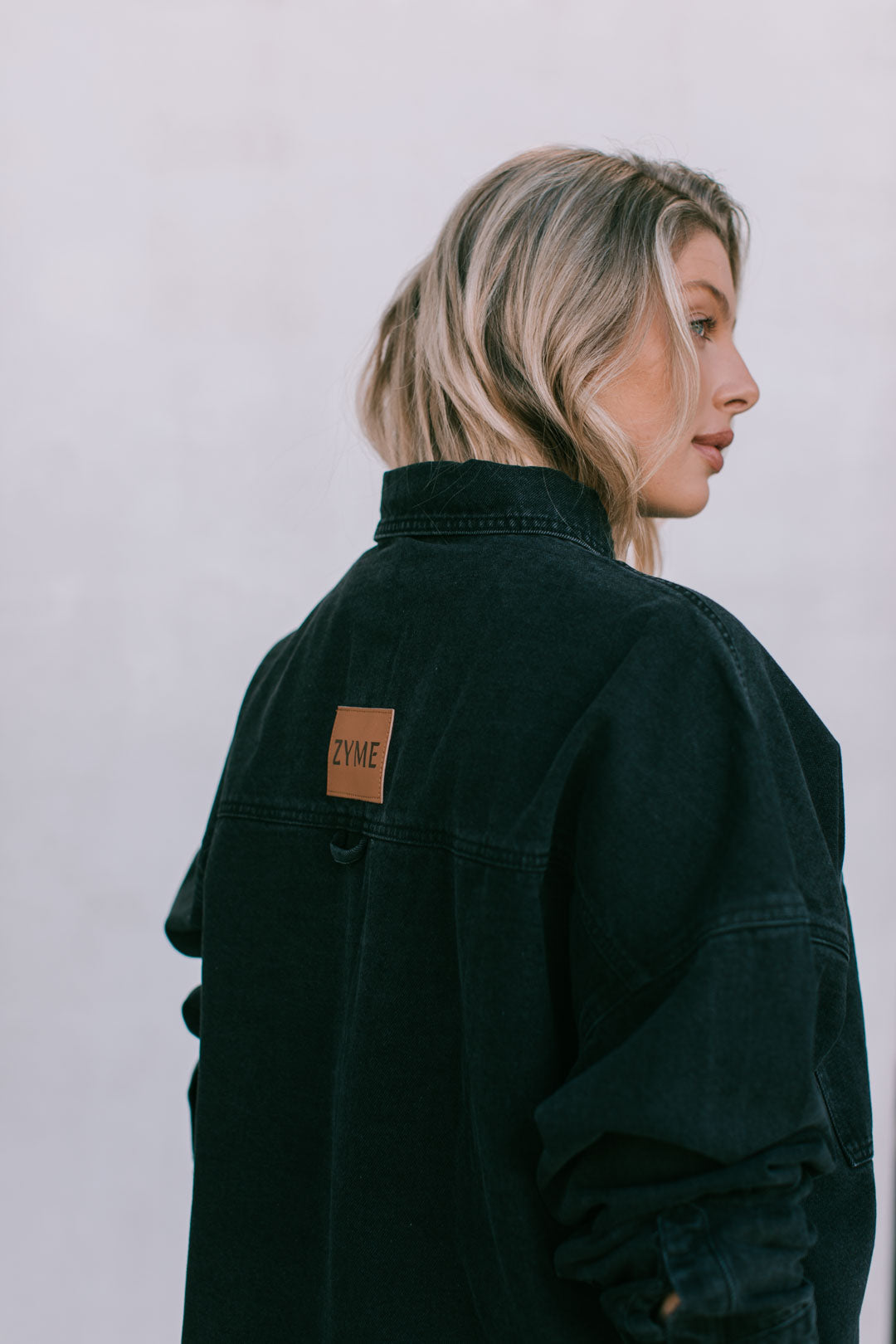Ilou Denim Shirt Washed Black