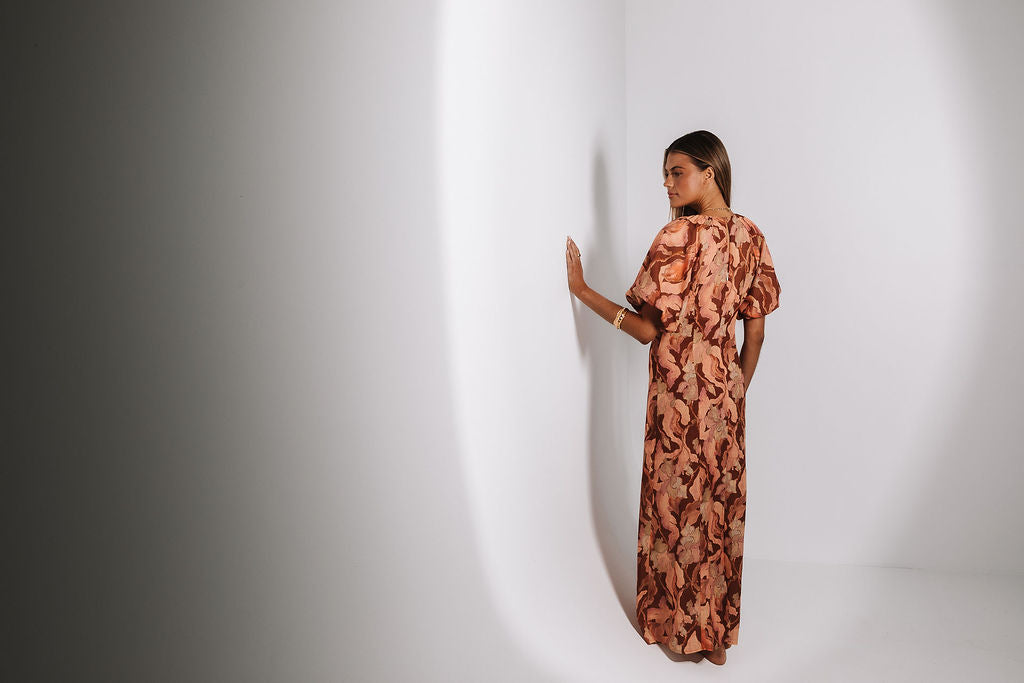 COMING SOON - Layne Midi Dress - Daydream Print