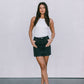 DISPATCH 07.05.25 - Erin Mini Denim Skirt - Washed Black