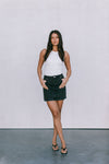 DISPATCH 07.05.25 - Erin Mini Denim Skirt - Washed Black