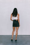 DISPATCH 07.05.25 - Erin Mini Denim Skirt - Washed Black