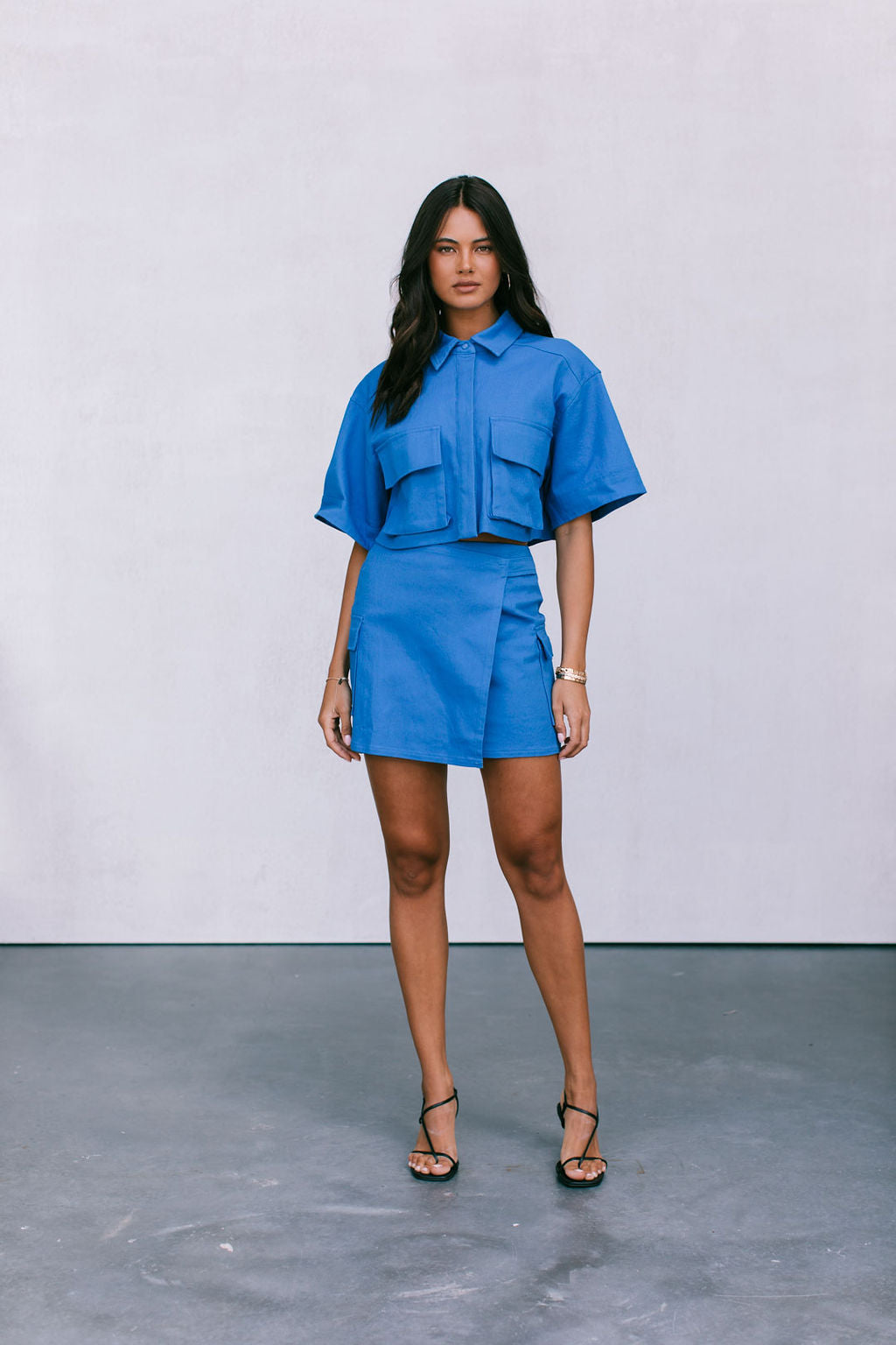 Valtos Skirt Cobalt Blue