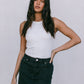 DISPATCH 07.05.25 - Erin Mini Denim Skirt - Washed Black