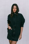 DISPATCH 07.05.25 - Erin Mini Denim Skirt - Washed Black