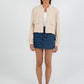 COMING SOON - Quinie Bomber Jacket - Cream