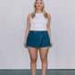 DISPATCH 07.05.25 - Jackie Denim Skort - Dark Blue Wash
