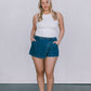 DISPATCH 07.05.25 - Jackie Denim Skort - Dark Blue Wash