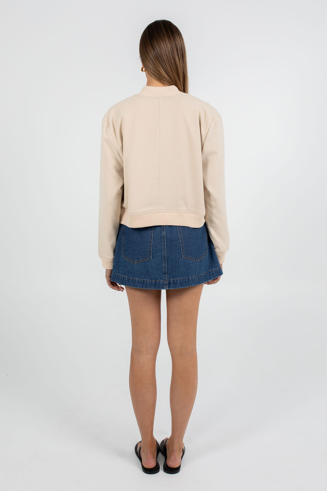 Quinie Bomber Jacket Cream