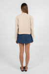 COMING SOON - Quinie Bomber Jacket - Cream