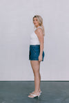 DISPATCH 07.05.25 - Jackie Denim Skort - Dark Blue Wash