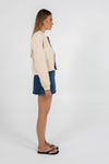 COMING SOON - Quinie Bomber Jacket - Cream