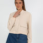 COMING SOON - Quinie Bomber Jacket - Cream