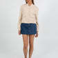 COMING SOON - Quinie Bomber Jacket - Cream