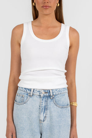 COMING SOON - Gemma Tank Top - White