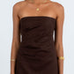 Urelia Mini Dress - Chocolate
