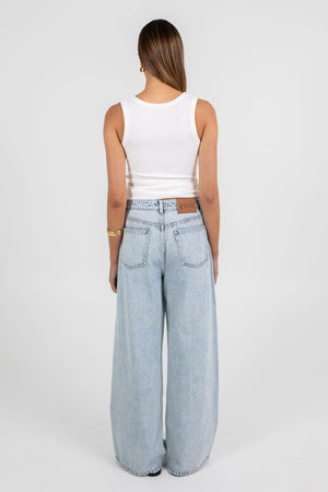 COMING SOON - Elissa Baggy Jean - Light Mineral Wash