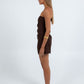 Urelia Mini Dress - Chocolate