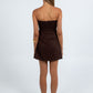 Urelia Mini Dress - Chocolate