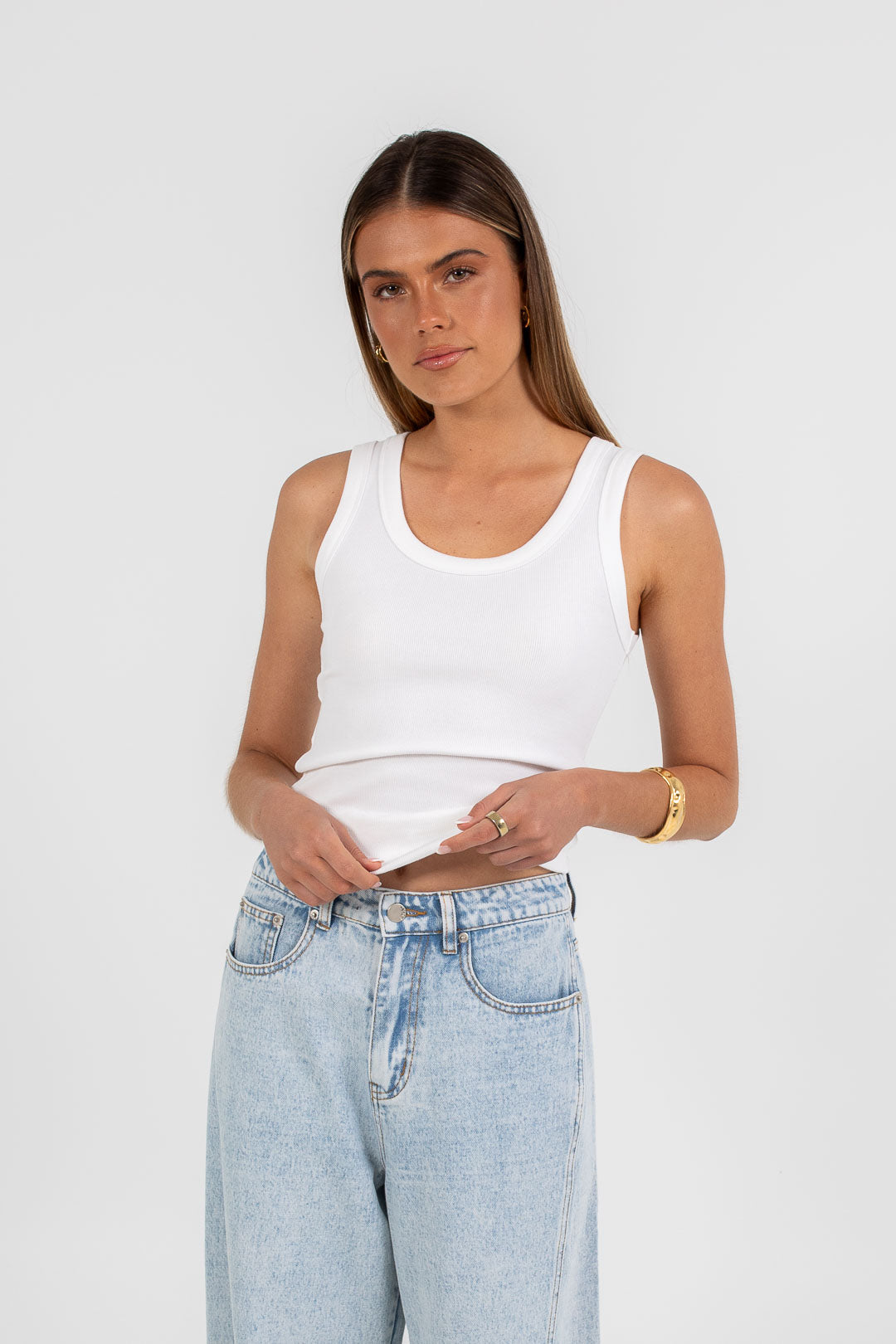 COMING SOON - Gemma Tank Top - White