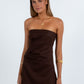 Urelia Mini Dress - Chocolate