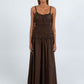 Ivana Maxi Dress - Chocolate
