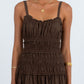 Ivana Maxi Dress - Chocolate