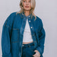 DISPATCH 07.05.25 - Janey Wide Leg Jeans - Dark Blue Wash