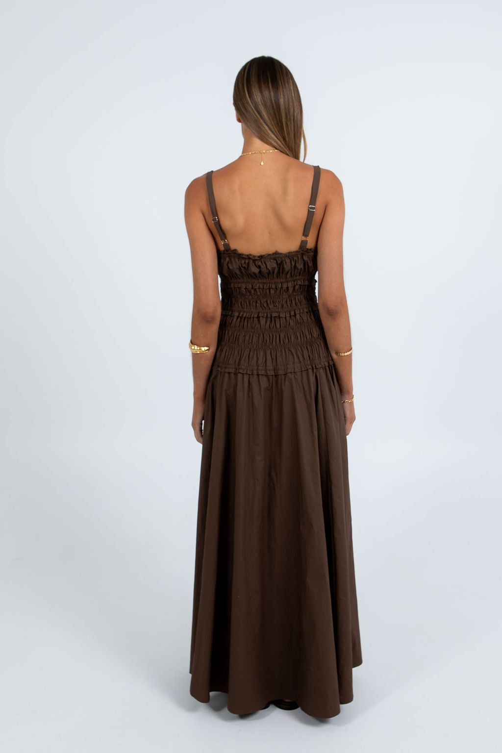Ivana Maxi Dress - Chocolate