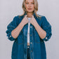DISPATCH 07.05.25 - Janey Wide Leg Jeans - Dark Blue Wash