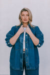 DISPATCH 07.05.25 - Janey Wide Leg Jeans - Dark Blue Wash