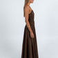 Ivana Maxi Dress - Chocolate