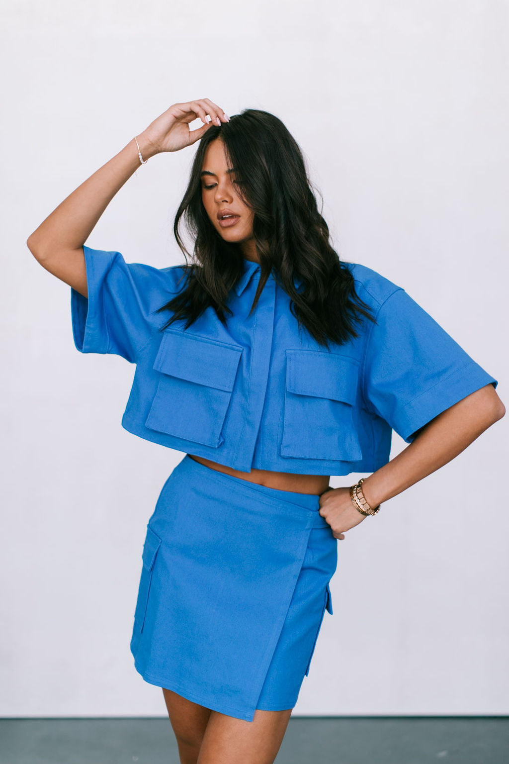 Valtos Skirt Cobalt Blue