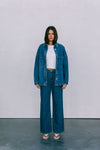 DISPATCH 07.05.25 - Janey Wide Leg Jeans - Dark Blue Wash