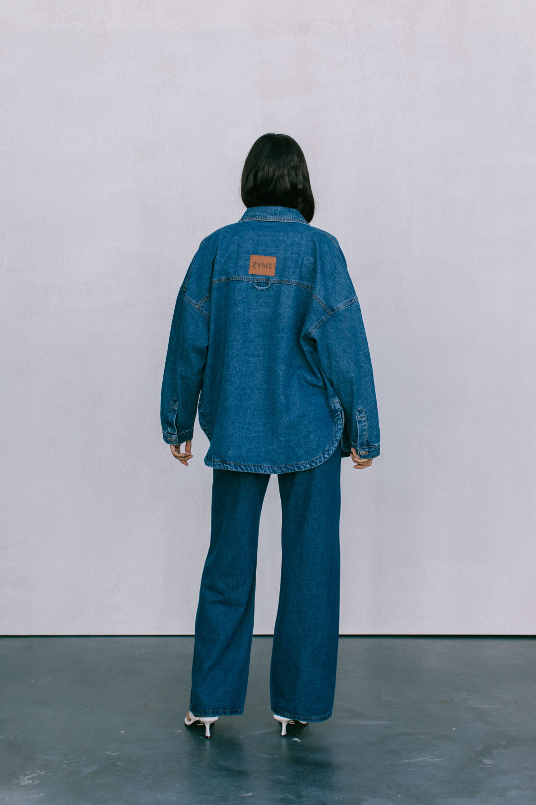 DISPATCH 07.05.25 - Janey Wide Leg Jeans - Dark Blue Wash