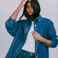 DISPATCH 07.05.25 - Janey Wide Leg Jeans - Dark Blue Wash