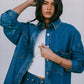 DISPATCH 07.05.25 - Janey Wide Leg Jeans - Dark Blue Wash
