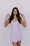 Pip Bodysuit - Pastel Lilac Mesh
