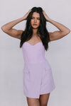 Pip Bodysuit - Pastel Lilac Mesh