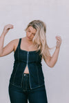 DISPATCH 07.05.25 - Bessie Straight Leg Jeans - Indigo Denim