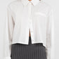 COMING SOON - Jolie Mini Skirt - Charcoal Grey Pinstripe