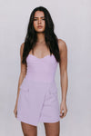 Pip Bodysuit - Pastel Lilac Mesh