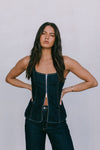DISPATCH 07.05.25 - Bessie Straight Leg Jeans - Indigo Denim