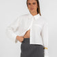 COMING SOON - Jolie Mini Skirt - Charcoal Grey Pinstripe