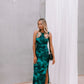 PRE ORDER MARCH - Quilo Dress - Green Abstract