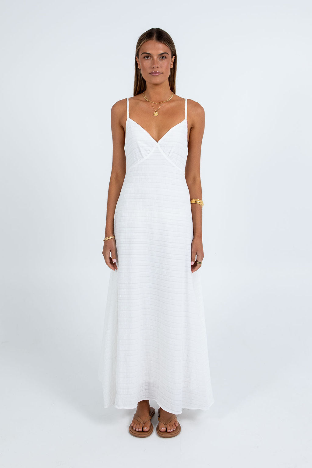 Hyacinth Maxi Dress - White