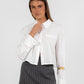 COMING SOON - Jolie Mini Skirt - Charcoal Grey Pinstripe